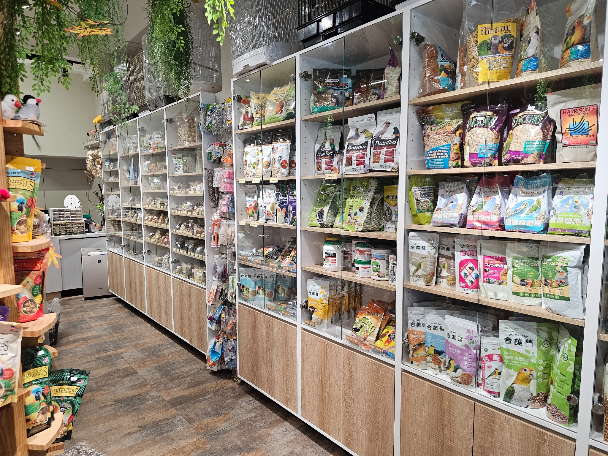 精緻飼料展示區